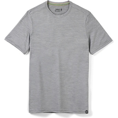Smartwool Мъжка тениска Men's Short Sleeve Tee Slim Fit LIGHT GRAY HEATHER - XL (SW016550545)