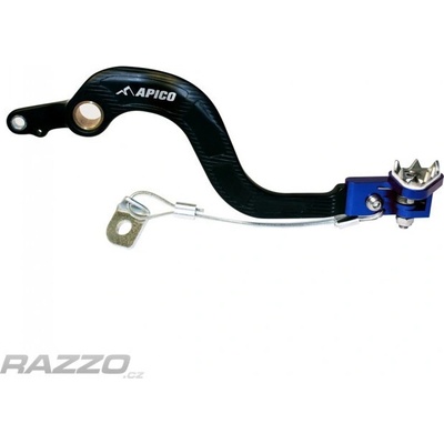 Brzdový pedál Apico Rear Brake Pedal Yamaha YZ450F 23-.. YZ250F 24-.. Black Blue