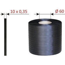 Vázací páska PP 10 x 0,35mm D60 Granoflex® PLUS, černá, 900 m