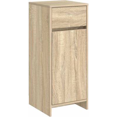 vidaXL Шкаф за баня Дъб сонома 35 x 36, 5 x 85 см Инженерна дървесина (890746)
