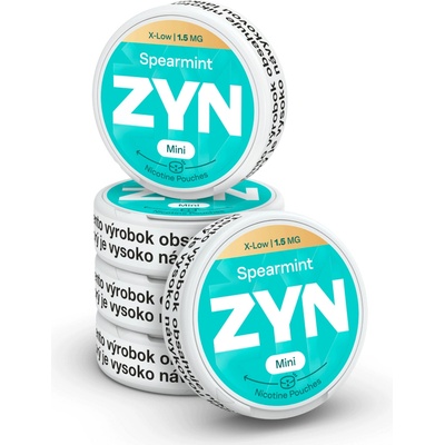 ZYN Spearmint 1,5 mg kartón 5 x 20 vrecúšok