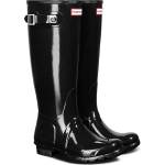 Hunter Boots Дамски гумени ботуши Hunter Boots Women's Original Tall Gloss Wellington boots - Black - размер 39 (EU) (131-0094-0115)