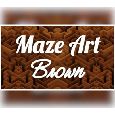 Maze Art: Brown