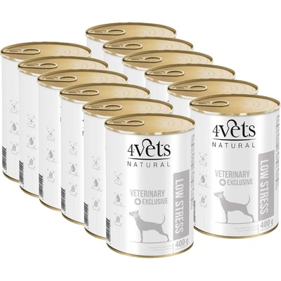 4Vets Natural Veterinary Exclusive Low stress 12 x 400 g