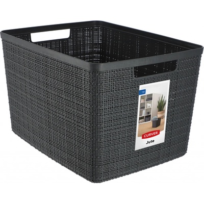 Curver Košík Jute L tmavě šedý – Zboží Dáma