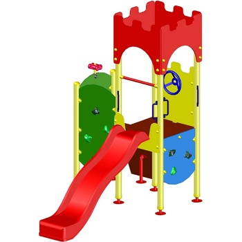 Playfactory КОМБИНИРАНО ДЕТСКО СЪОРЪЖЕНИЕ castle ps0013-4 (ps0013-4)