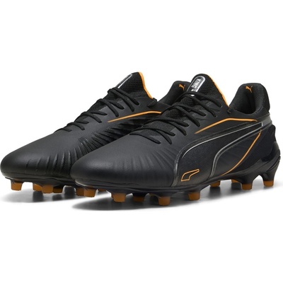 PUMA Мъжки футболни бутонки Puma King Ultimate Launch Firm Ground Football Boots Mens - Black/Silver