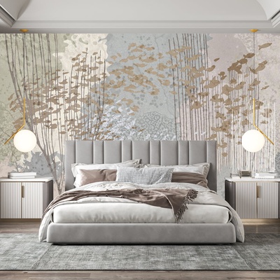 Decono Фототапет Абстрактни tопли Цветове