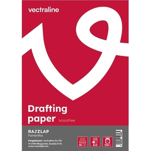 Vectra-Line Подложка за рисуване без дървесина VECTRALINE A/3 120 g 10 листа 01.02526 (01.02526)