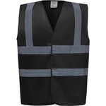 Yoko hi-vis hvw100 / Предпазна жилетка - черна xl (79w10000204)