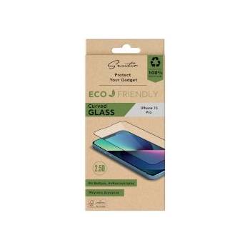Image 1 of Sentio Screen Protector 2.5D Glass for iPhone 15 Pro Black Frame