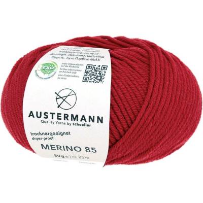 Pletací příze Austermann Merino 85 EXP Barva: 67 RUBIN