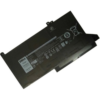 Dell Батерия (оригинална) за лаптоп Dell Latitude 12, съвместима с 7000/7280/7480, 11.4V, 42Wh (DJ1J0)