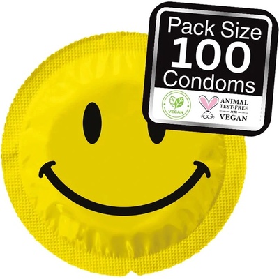 EXS Condoms Smiley Face Regular - Condoms - 100 pcs