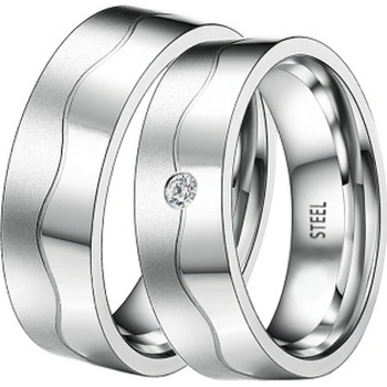 ST-88066 Ocelové snubní prsteny