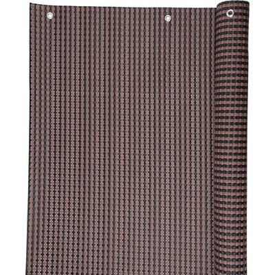 Strend Pro Zástena Polyrat77 0,9x3 m, UV, 800 g/m2, hnedá-čierna