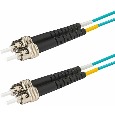 XtendLan FOP-STST-D-2-50-OM3 Patch, optický, ST-ST, PC, 50/125, duplex, 2m