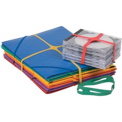 Gumičky balíkové Q-connect 50x11 mm mix farieb 100g