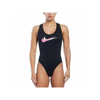 Дамски бански Nike Multi Logo Черен Размер XL