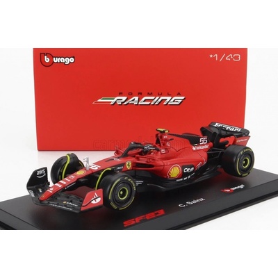 Signature BBurago Model Scuderia Ferrari SF-23 55 Carlos Sainz 2023 1:43