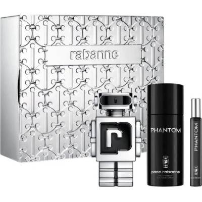 Paco Rabanne Комплект за мъже Paco Rabanne Phantom - Парфюм 100 мл + Дезодорант спрей 150 мл + Парфюм 10 мл