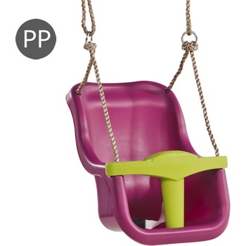 Monkey´s Home houpačka plastová Baby Luxe tmavě růžová