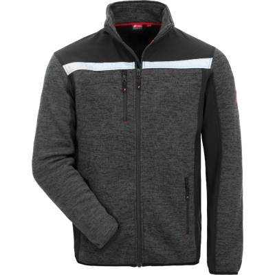 Nitras Motion TEX PLUS pletená softshellová bunda černá