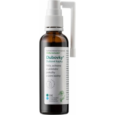 Dědek kořenář Dubovky Dubové kapky Speciální edice RK SE 50 ml s rozprašovačem