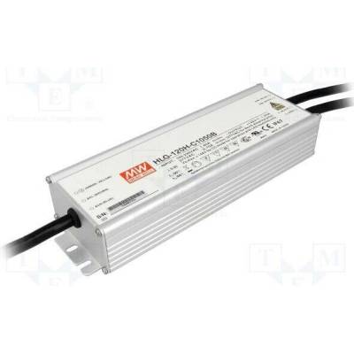 MEAN WELL HLG-120H-C1050B Napájecí zdroj: spínaný; LED; 155W; 74÷148VDC; 1050mA; 90÷305VAC