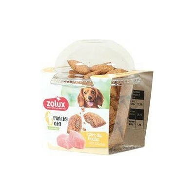 Zolux Pochoutka pes CRUNCHY Kuře 75 g