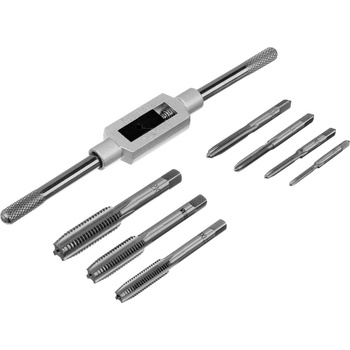 Sparta Комплект метчици за нарязване на резби М3-М12, 8 части Sparta (773087)