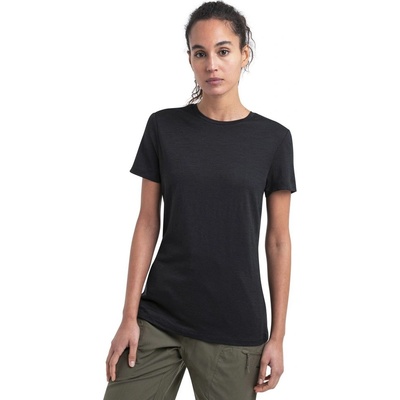 Icebreaker W Mer 150 Tech Lite III SS Relaxed Tee BLACK
