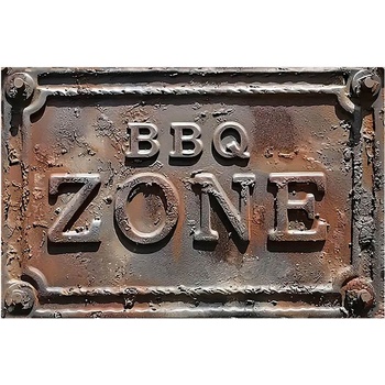 Ceduľa BBQ zone