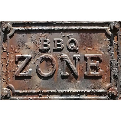 Ceduľa BBQ zone