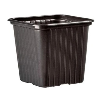 Квадратна работна саксия за разсад 9 х 9 х 10см (мека пластмаса) (8058)