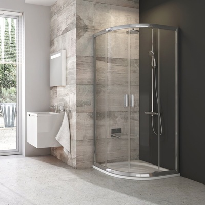 RAVAK Blix BLCP4-80 80x80x190 cm round