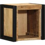 vidaXL Нощно шкафче 40x35x40 cm Масивна груба дървесина Манго (4015957)