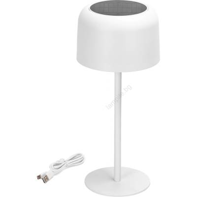 Aigostar - LED соларна регулируема лампа 3W/5V 2200mAh IP54 бяла (AI0982)