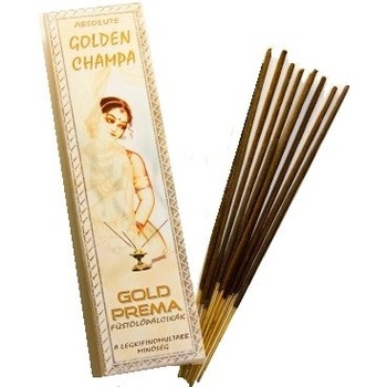 Goloka Gold Prema vonná tyčinka Golden Champa 10 ks