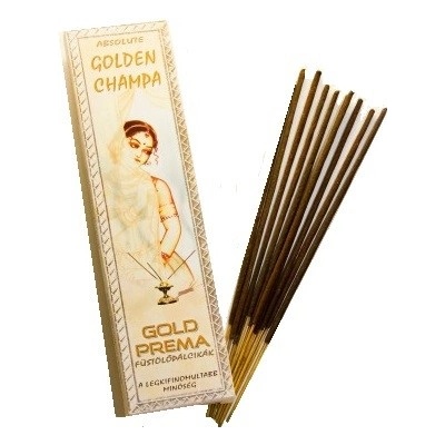 Goloka Gold Prema vonná tyčinka Golden Champa 10 ks