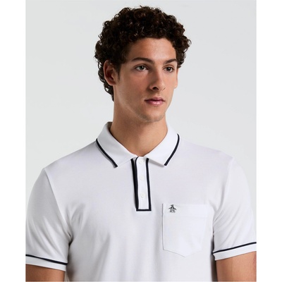 Original Penguin Блуза с яка Original Penguin Men's Tailored Fit Short Sleeve Polo Shirt - Bright White
