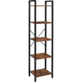 Euziel Шкаф за книги navaro кафяв/черен (ez0216)