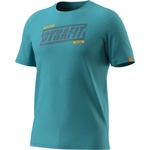 Dynafit Мъжка тениска Dynafit Graphic Co T-Shirt - Smoke Blue / Tabloid (217-0300-0612)