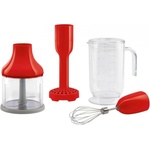 Smeg Комплект 4 бр аксесоари за пасатор Smeg HBAC11RD, Кана 1.4 л, Противоплъзгаща основящи за съдомиялна машина, Червен (HBAC11RD red)