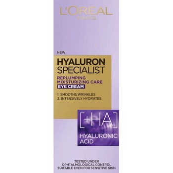 L'Oréal L'Oréal Hyaluron Specialist Околоочен крем, 15 ml