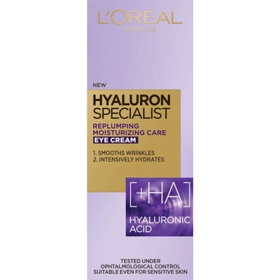 L'Oréal L'Oréal Hyaluron Specialist Околоочен крем, 15 ml