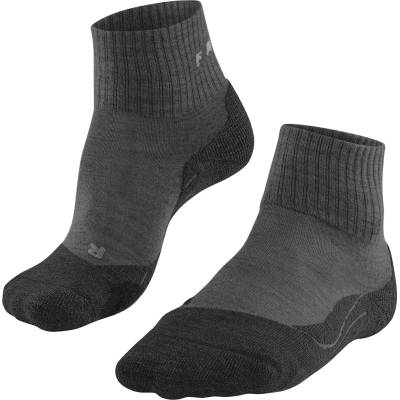 Falke Дамски туристически чорапи Falke Women's TK2 Wool Short Walking socks - Smog - размер 41-42 (EU) (201-6593-0414)