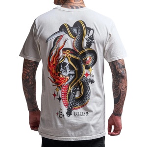SULLEN мъжка тениска sullen - premium - sinners & snakes - бяла - scm7970_aw