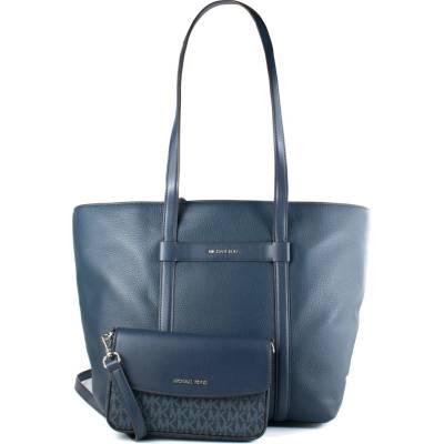 Michael Kors dámská kožená kabelka 2 v 1 35S5STVT3L Navy