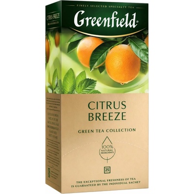 Greenfield Zelený čaj Citrus Breeze 25 x 1,5 g